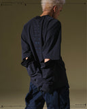 PRE - SEASON  — PT23-011 Detachable Sleeves T-shirt  (Navy)