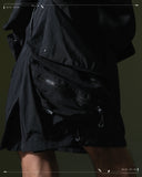 SS23 / 10 —  S23-069 Zip and Breathable Shorts (Black)