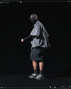 SS23 / 11 —  S23-068 Hollow Pocket Shorts (Steel Blue)