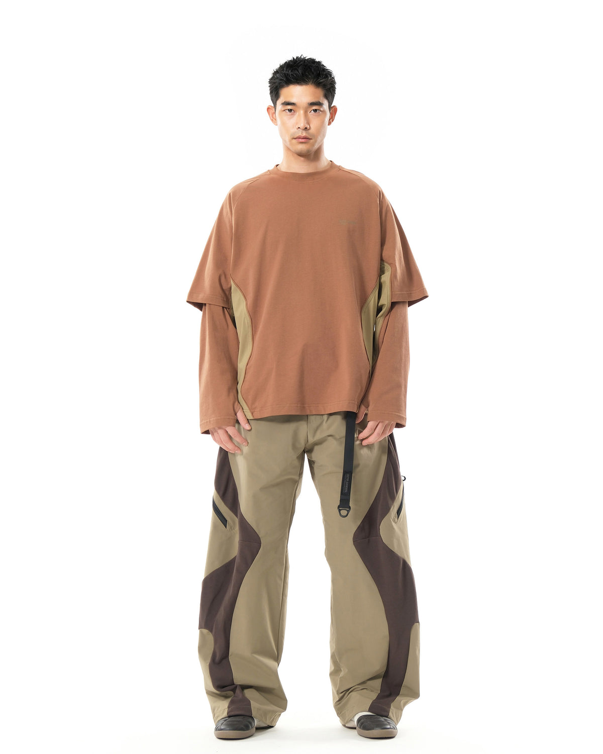 A26-PRE-P1 / Arc Partition Pants (Brown)