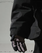AW23 / 08 —J23-028  Radial Visor Windbreaker (Black)