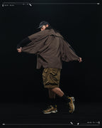 SS23 / 13 — T23-072 All-in-one Vest Shirt (Brown)