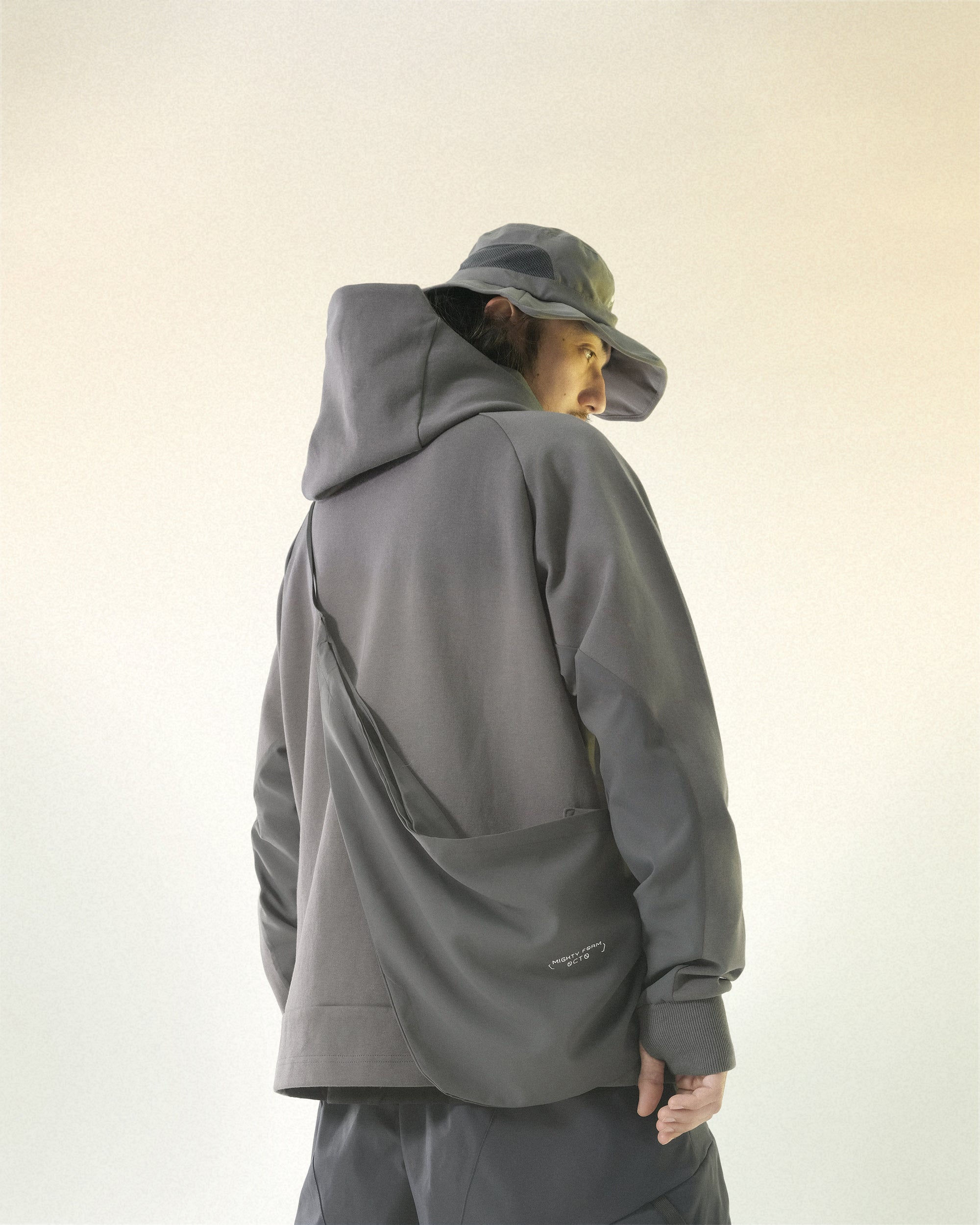 A24-H-02 Diagon Mighty Form Hoodies (Grey)