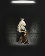 A24-CS-01-T   Futuristic Long Sleeves T-shirt (Taupe Khaki)