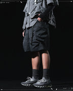 SS23 / 11 —  S23-068 Hollow Pocket Shorts (Steel Blue)