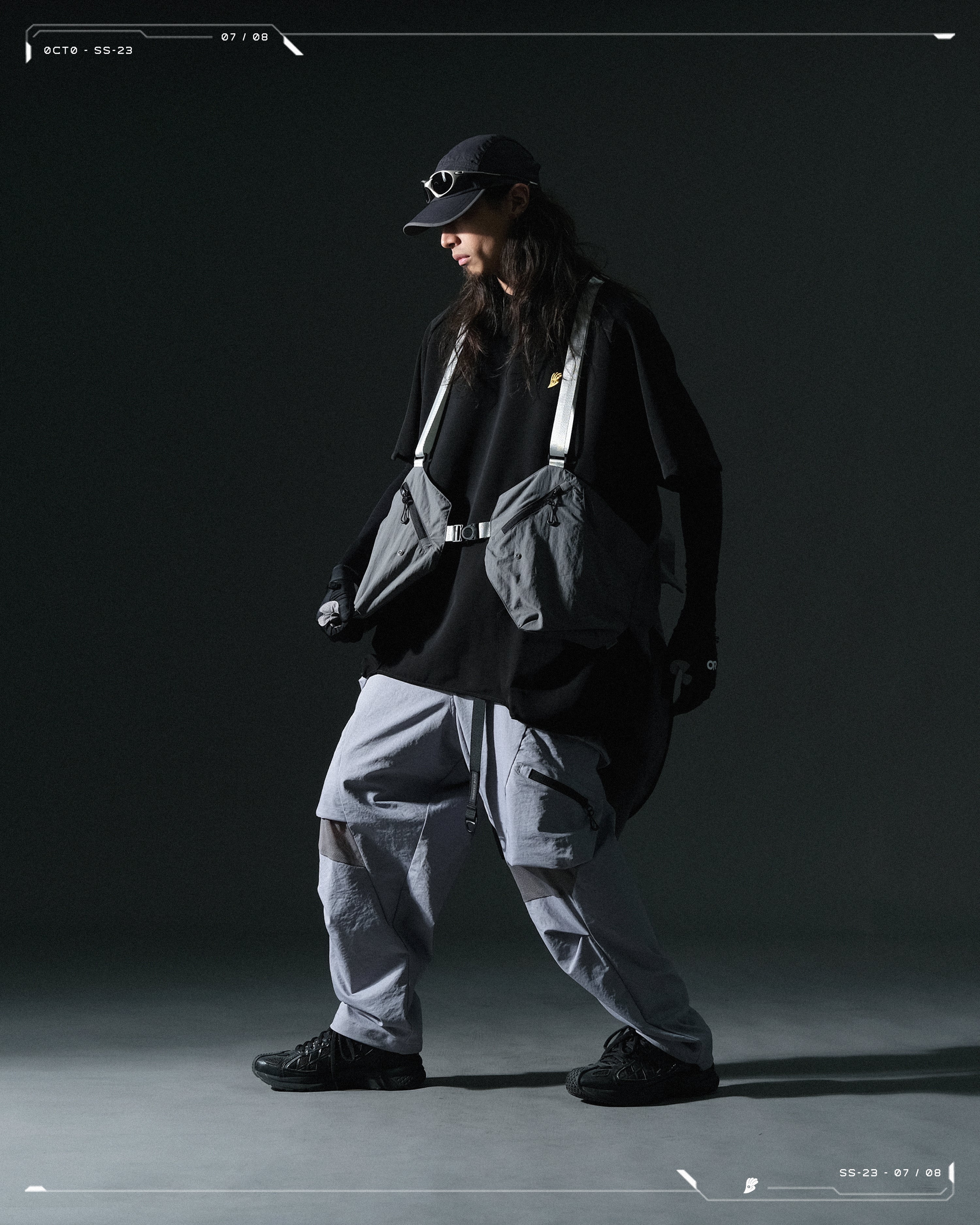 SS23 / 07 — T23-070 2 in 1 Vest Shirt (Light Grey)