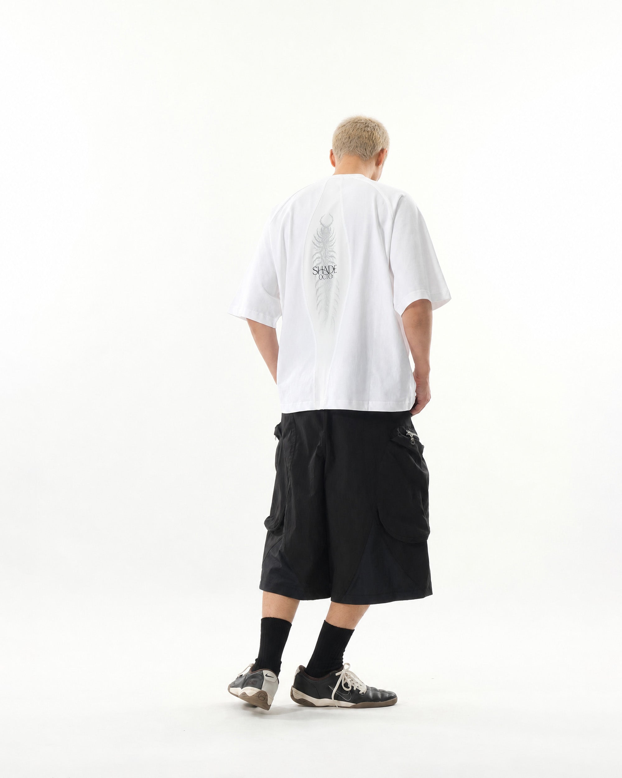 S26-SD2-S / Residual Curve Shorts (Black)