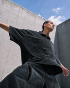S26-OS-T2 / OCTO X Sense PHASE Zip Polo (Black)