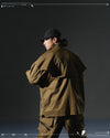 AW23 / 06 —J23-027  Trapezoidal Visor Coach Jacket (Golden Brown)