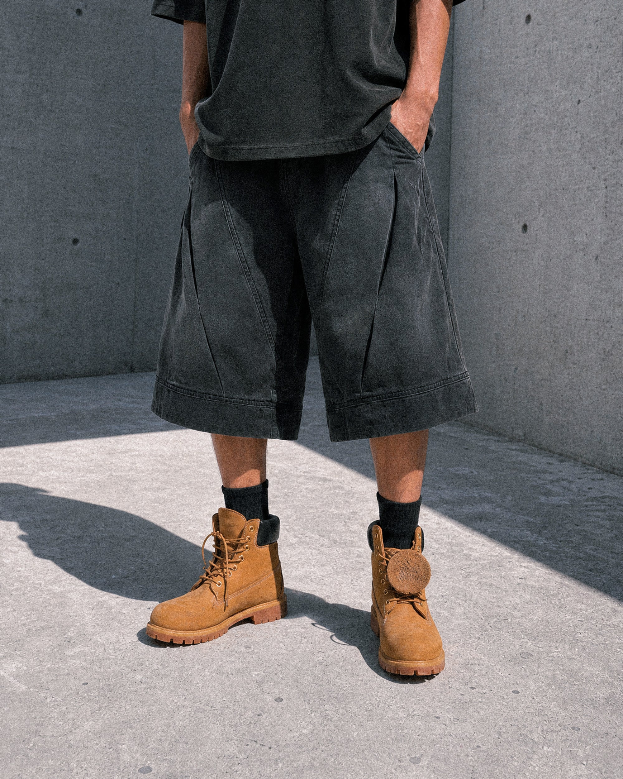 S26-OS-S / OCTO X Sense PHASE Wide Shorts (Black)