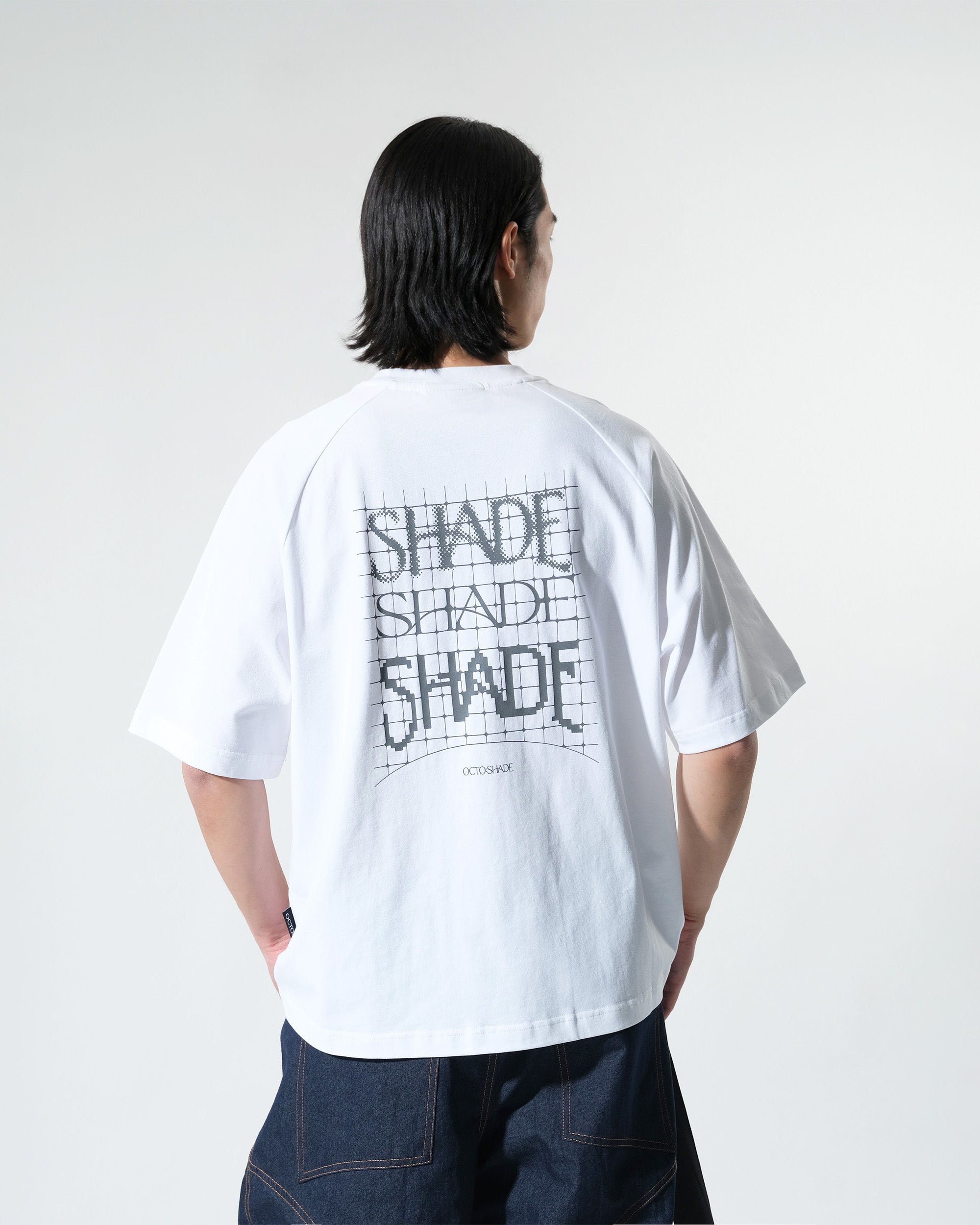 S26-SD3-T / Slash Shade Graphic Tee (White)