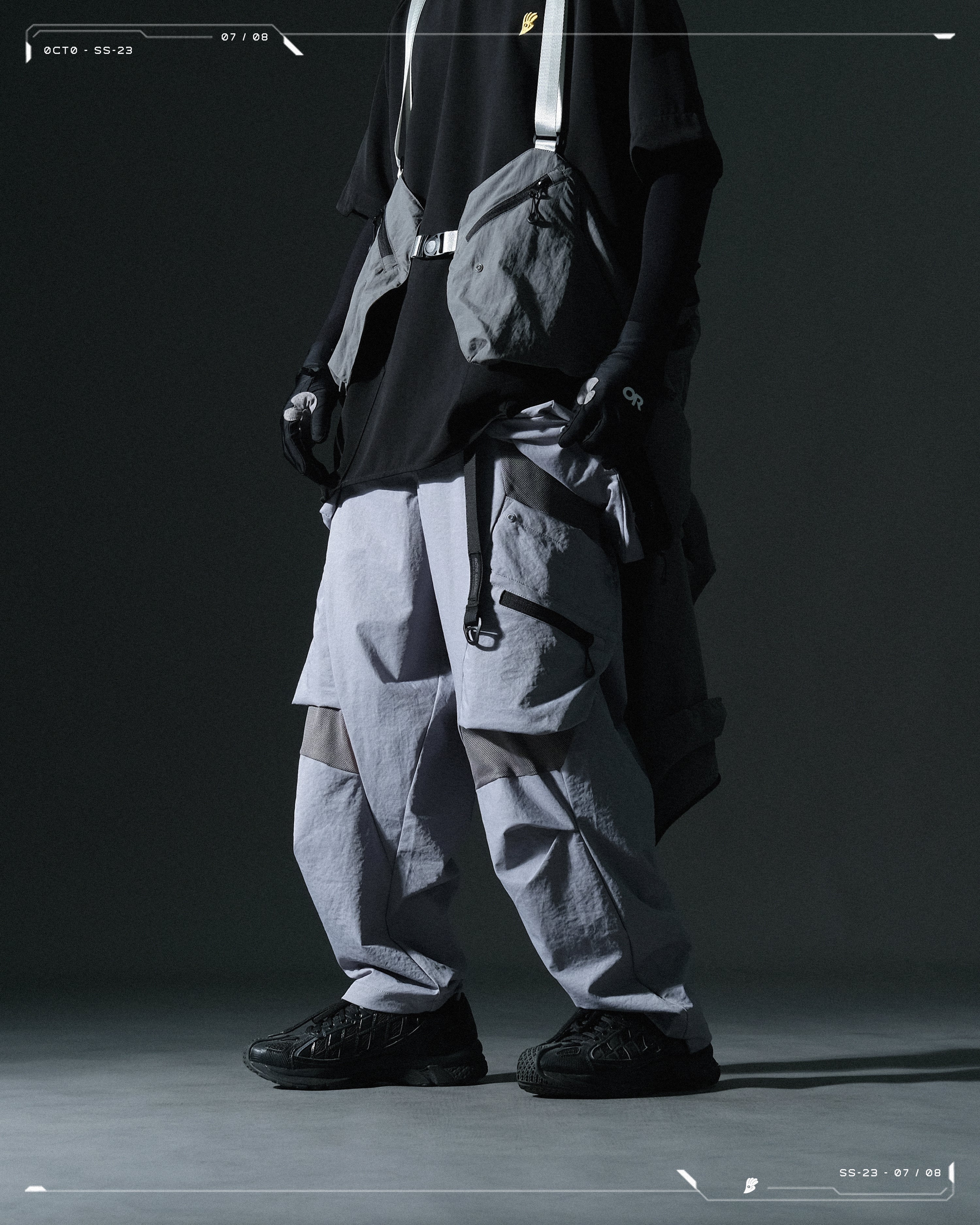 SS23 / 08 —  P23-128 Extreme Breathable Pants  (Light Grey)