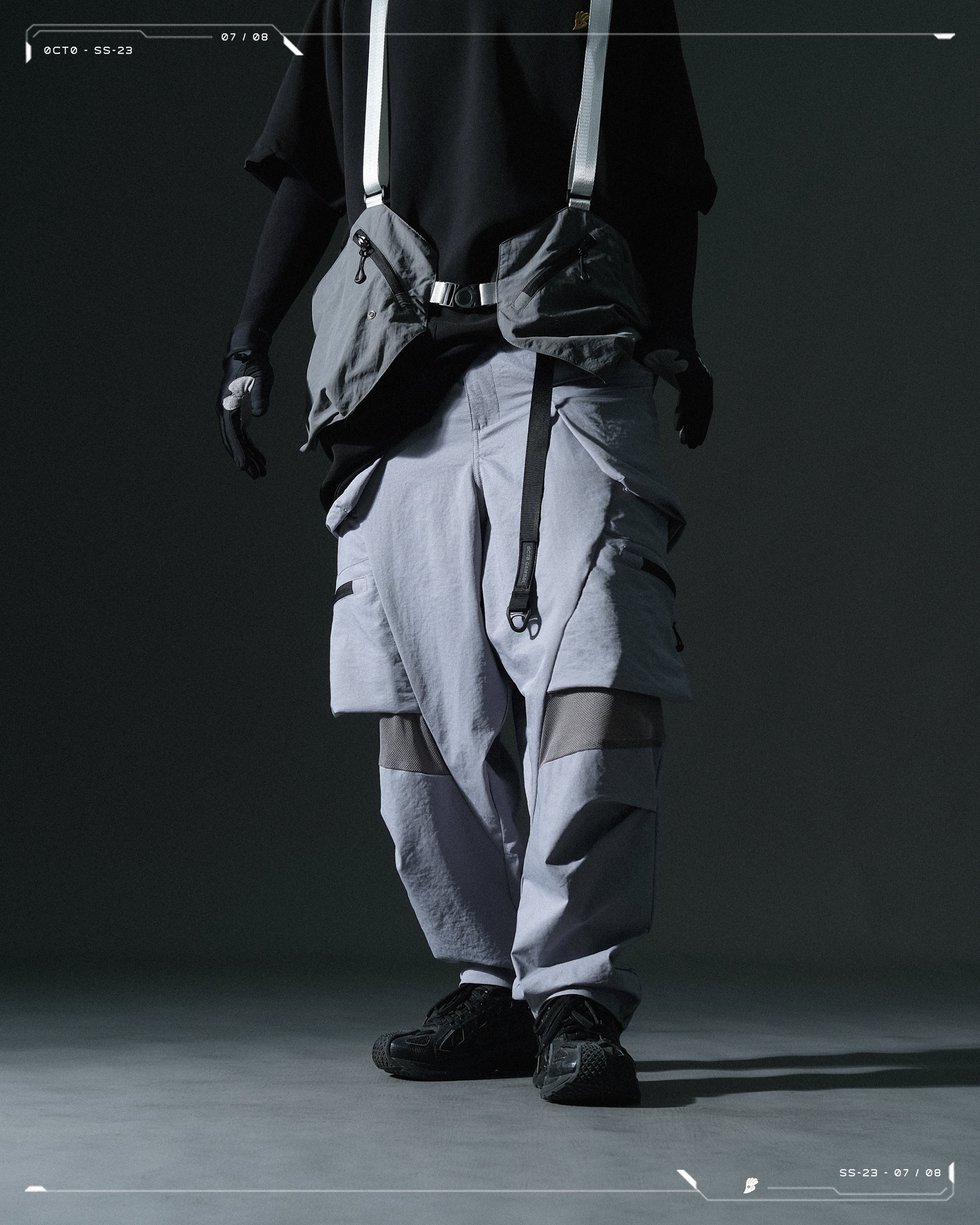 SS23 / 08 —  P23-128 Extreme Breathable Pants  (Light Grey)