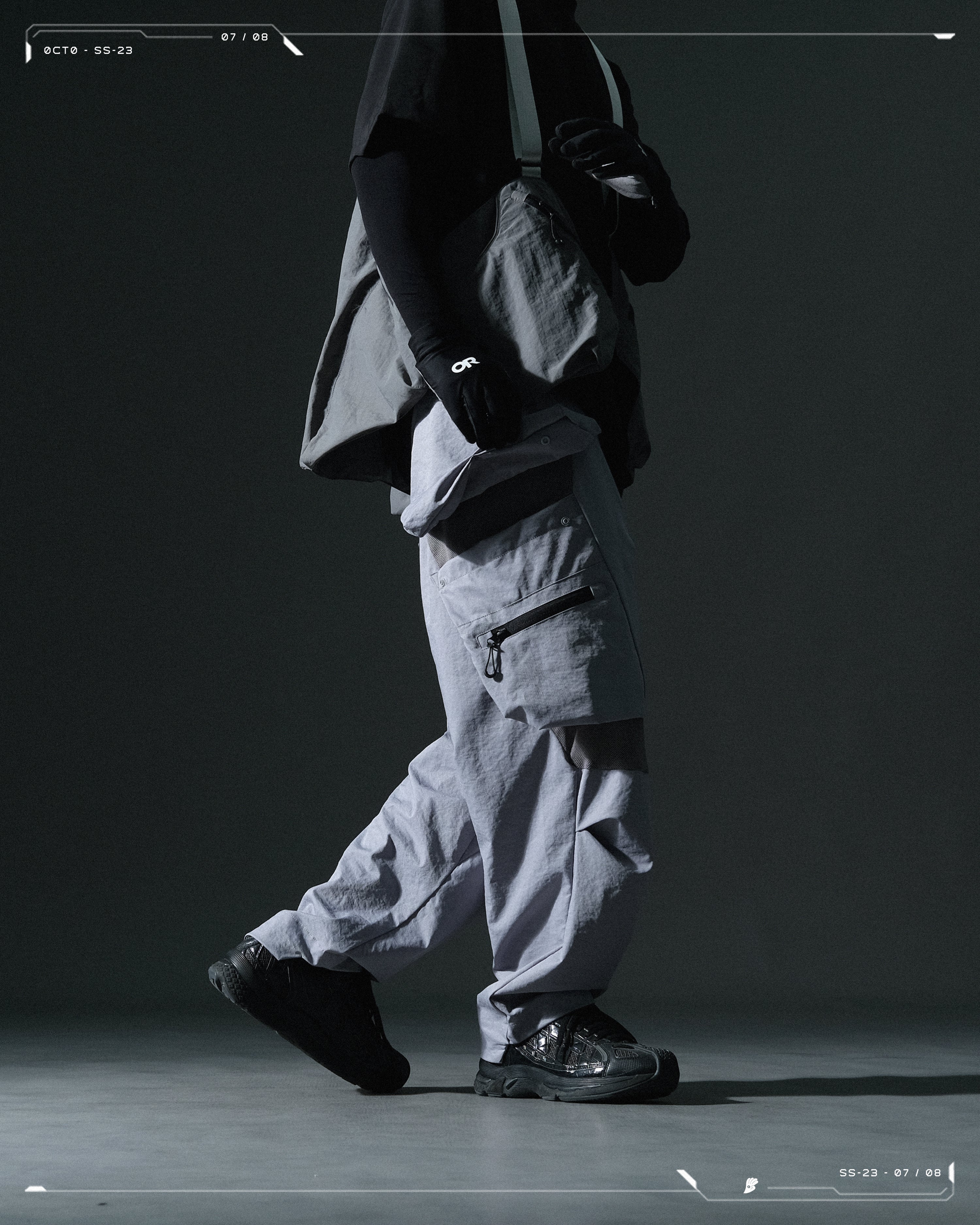 SS23 / 08 —  P23-128 Extreme Breathable Pants  (Light Grey)