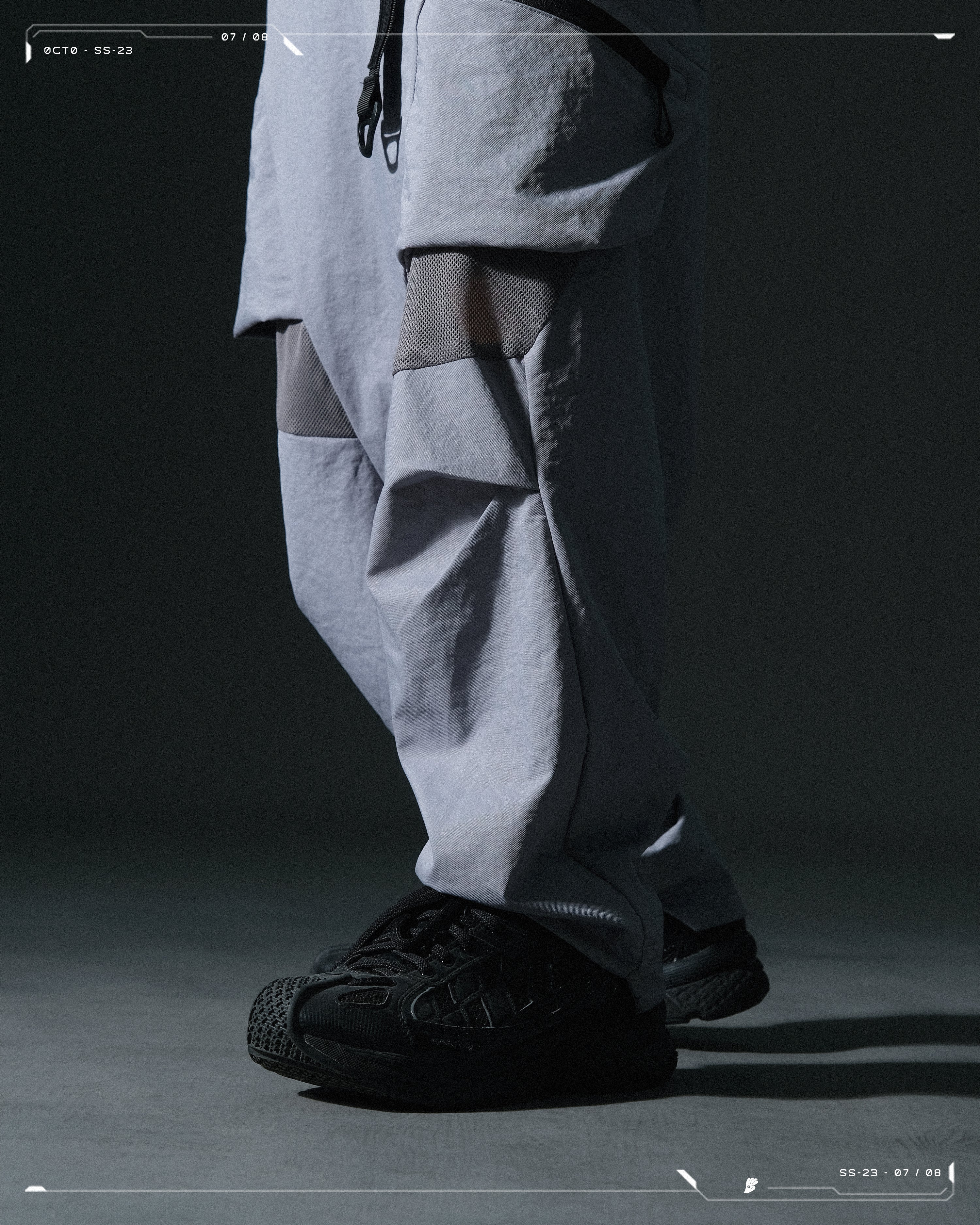SS23 / 08 —  P23-128 Extreme Breathable Pants  (Light Grey)