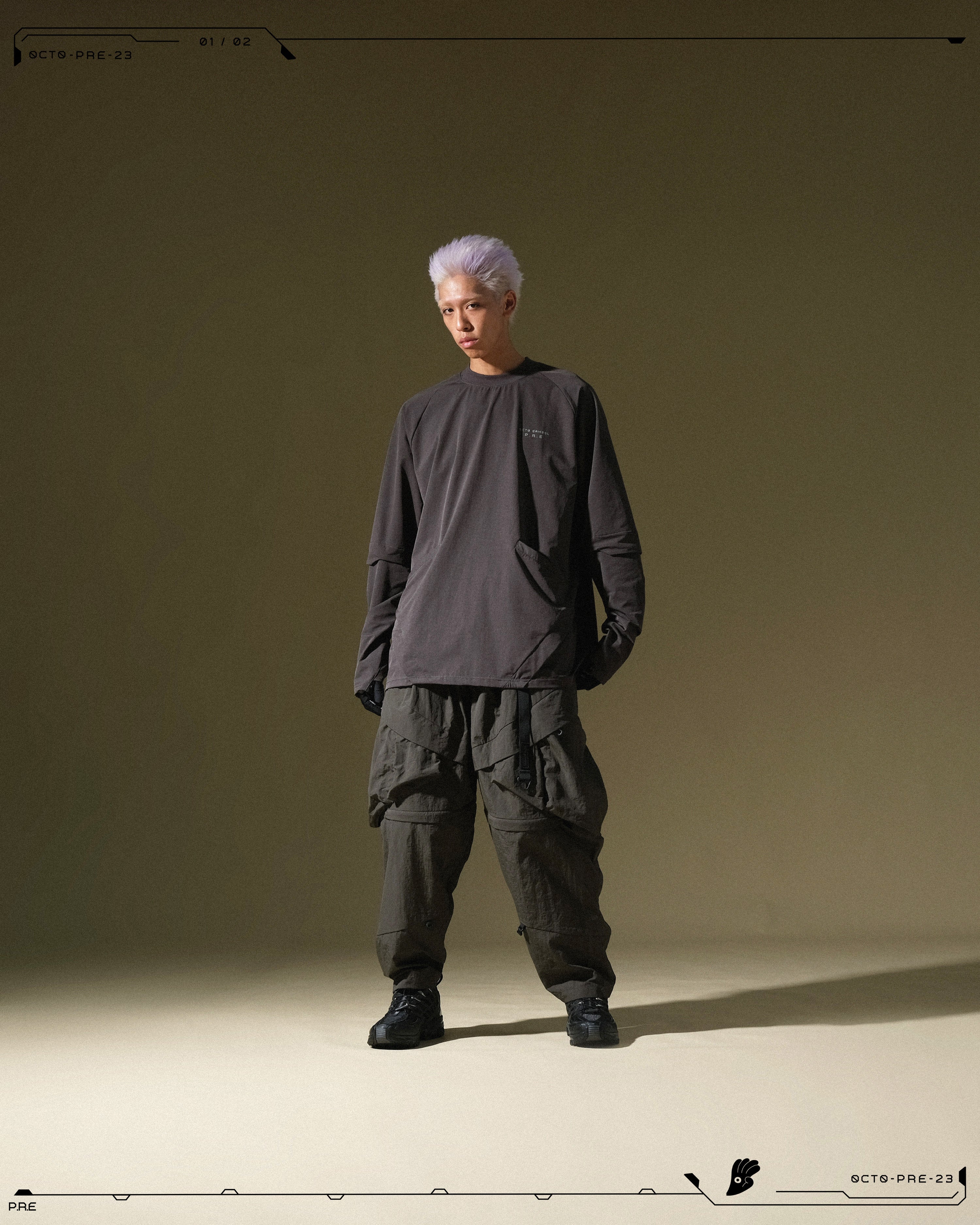 PRE - SEASON  —  PP23-021 Detachable Orb Pants  (Gauntlet Grey)