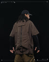 SS23 / 13 — T23-072 All-in-one Vest Shirt (Brown)