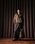 A26-SD1-H / Layered Arc Hoodie (Brown)
