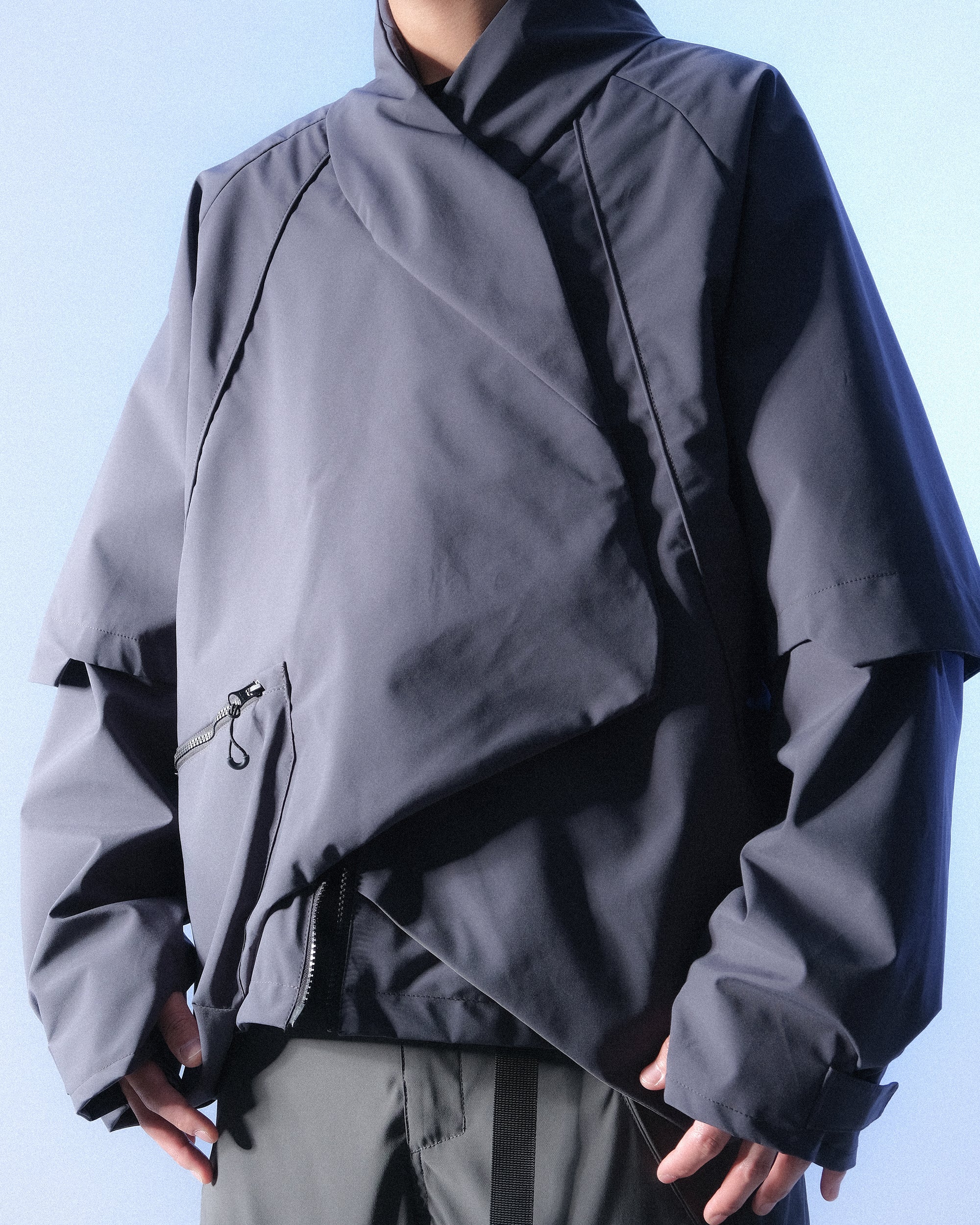 S1 A24-J-01 InverseV Visor Blazer (Grey)