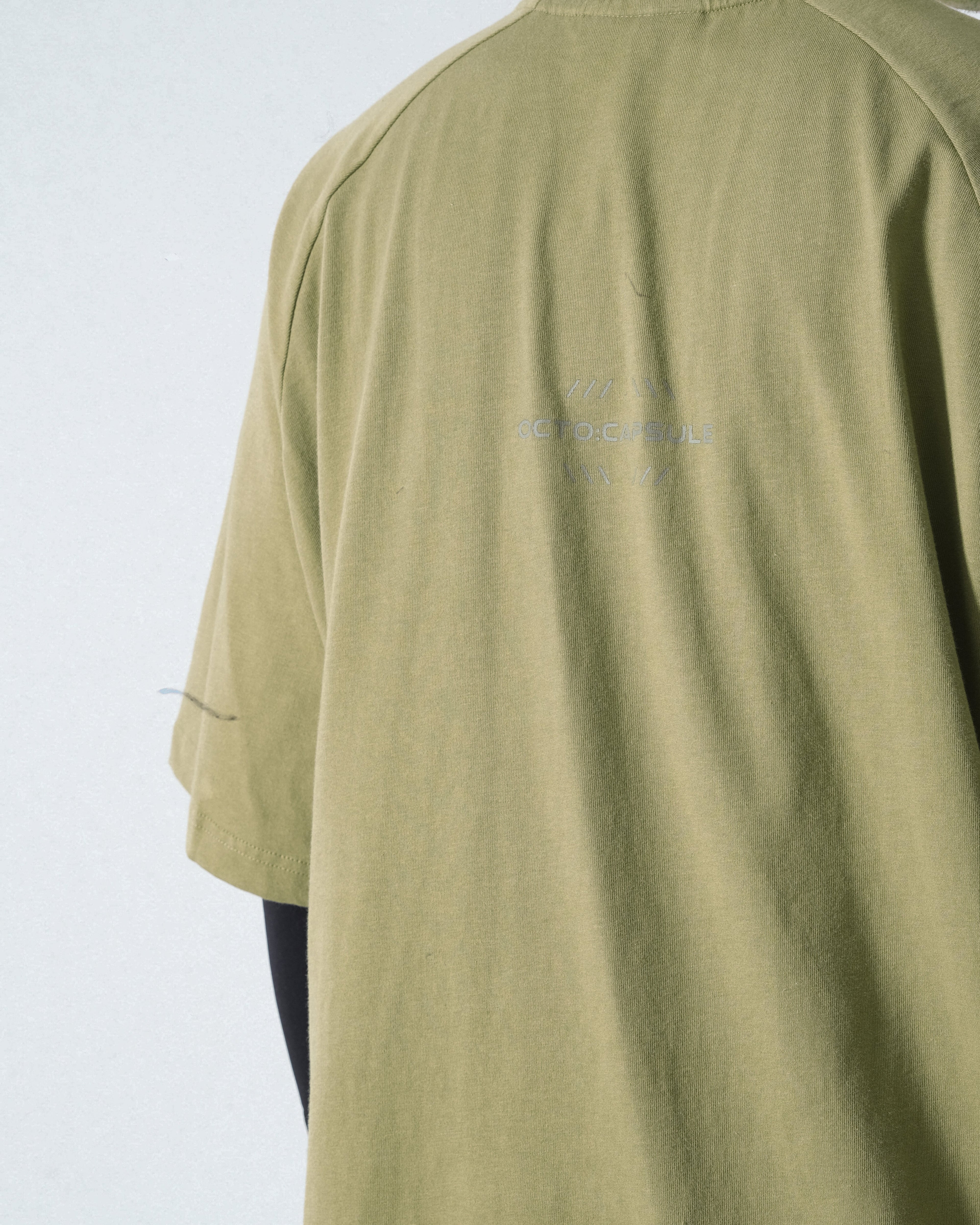 Capsule 03 / CST-119  Split T-shirt  (Green)