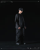 SS23 / 12 —  P23-129 Rollable Pocket Pants  (Black)