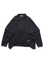 PRE - SEASON  —S24 PS-01J Detachable Sleeves Blazer  (Black)