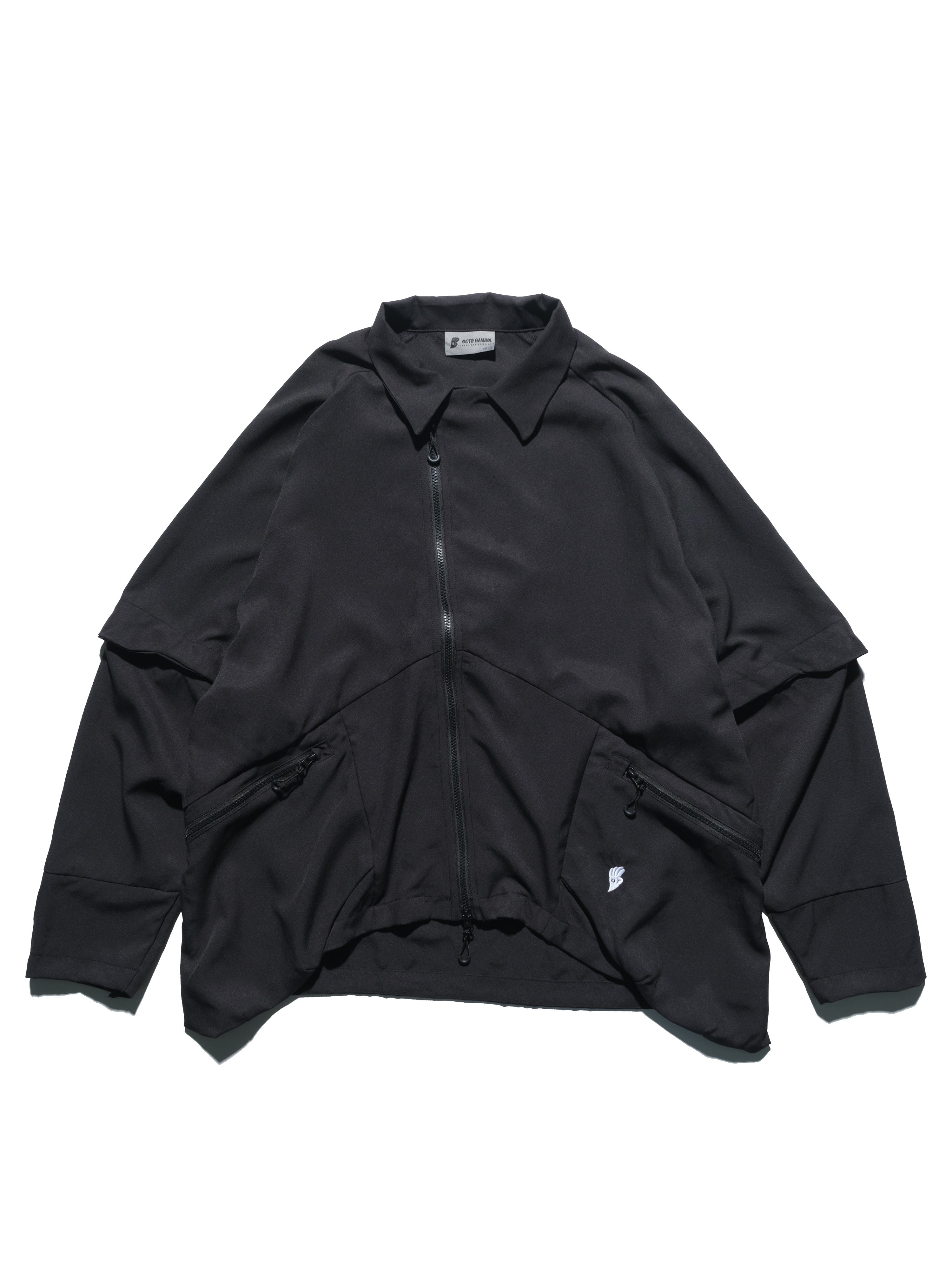 PRE - SEASON  —S24 PS-01J Detachable Sleeves Blazer  (Black)
