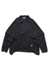 PRE - SEASON  —S24 PS-01J Detachable Sleeves Blazer  (Black)