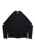 PRE - SEASON  — PT23-011 Detachable Sleeves T-shirt  (Black)