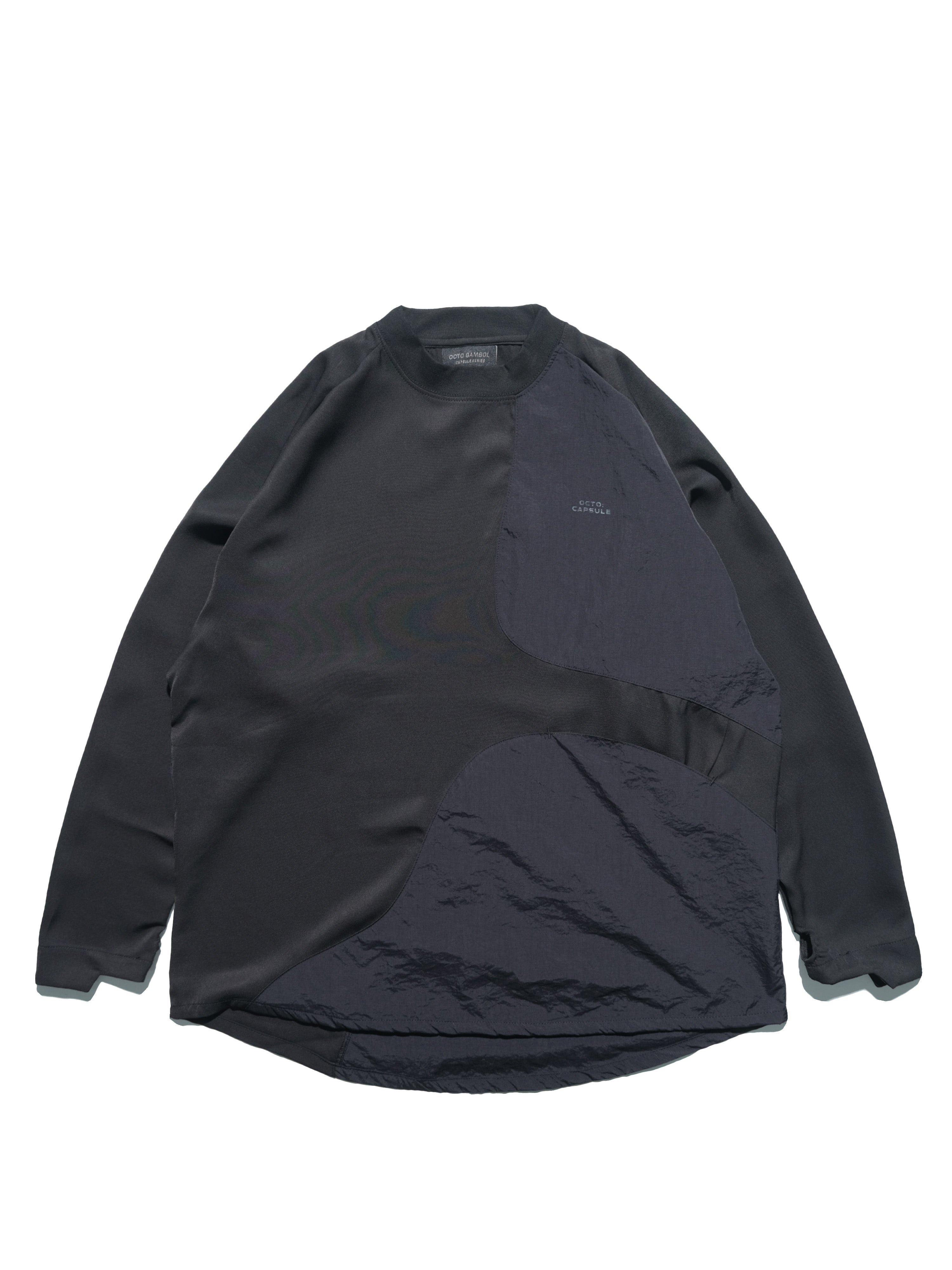 Capsule 03 / CST-124 Psammite Nylon Long Sleeve T-shirt  (Black)