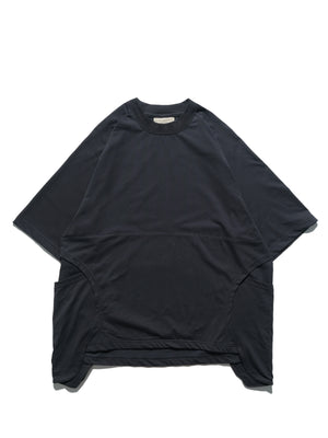 S24  / C-01T (PP) TYPE OF SCALE Curve T-shirt  (Black)