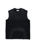 PR/ S25-PRV-01 Washed Vest (Black)