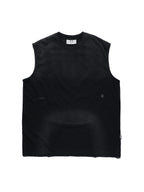 PR/ S25-PRV-01 Washed Vest (Black)