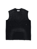 PR/ S25-PRV-01 Washed Vest (Black)