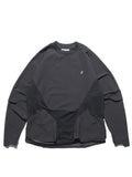 PRE-A24-PS-T1   Hierarchical Tornado Long Sleeves T-shirt (Black)