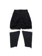 PRE - SEASON  —  PP23-021 Detachable Orb Pants  (Black)