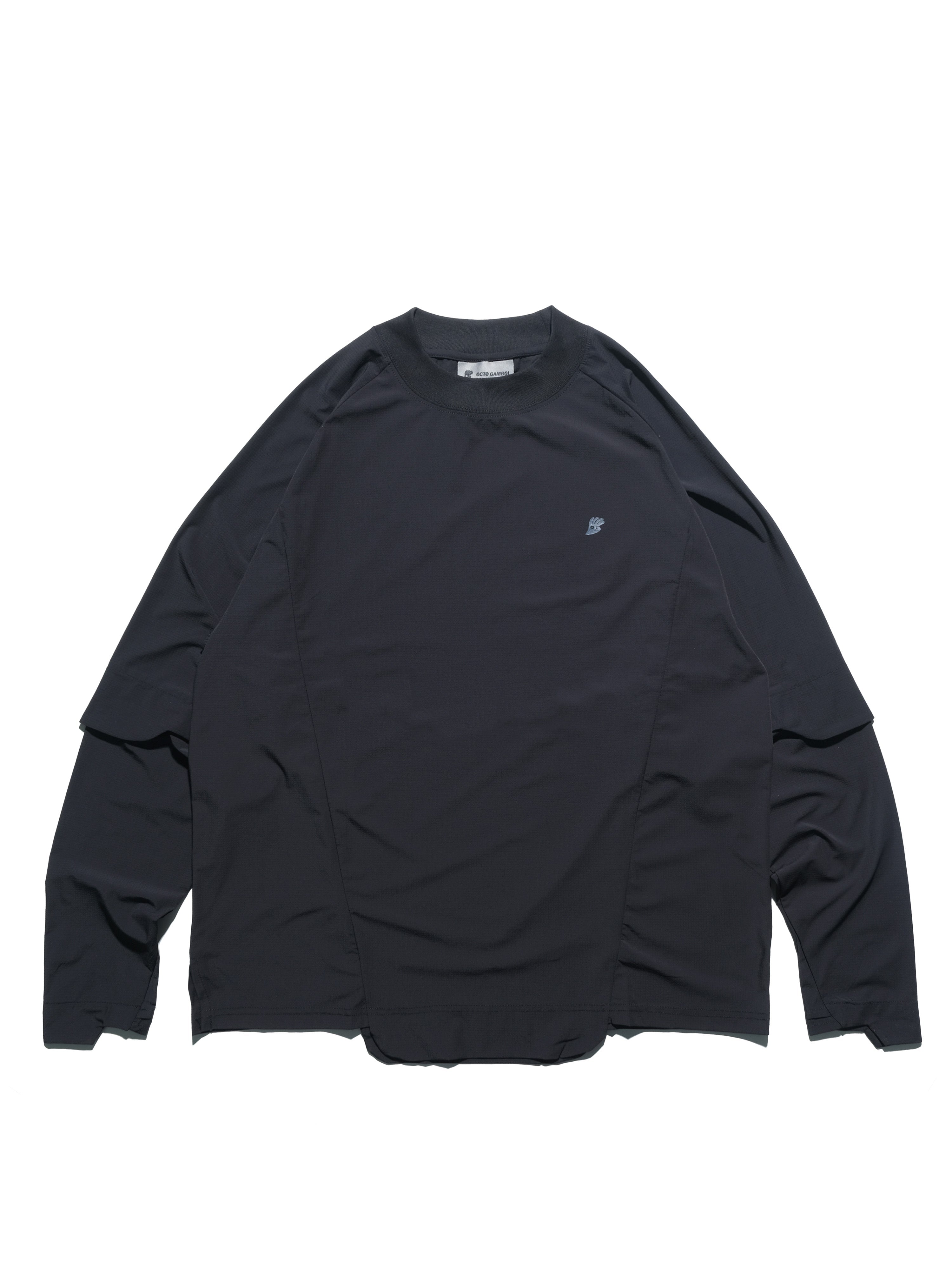 PRE - SEASON —S24 PS-01T-2   Sukkiri Twin Layer T-shirt (Black)