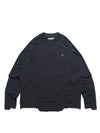 PRE - SEASON —S24 PS-01T-2   Sukkiri Twin Layer T-shirt (Black)