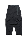 S1 A24-P-01  AngleCut Visor Camber cone Pants (Black)