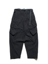 S1 A24-P-01  AngleCut Visor Camber cone Pants (Black)