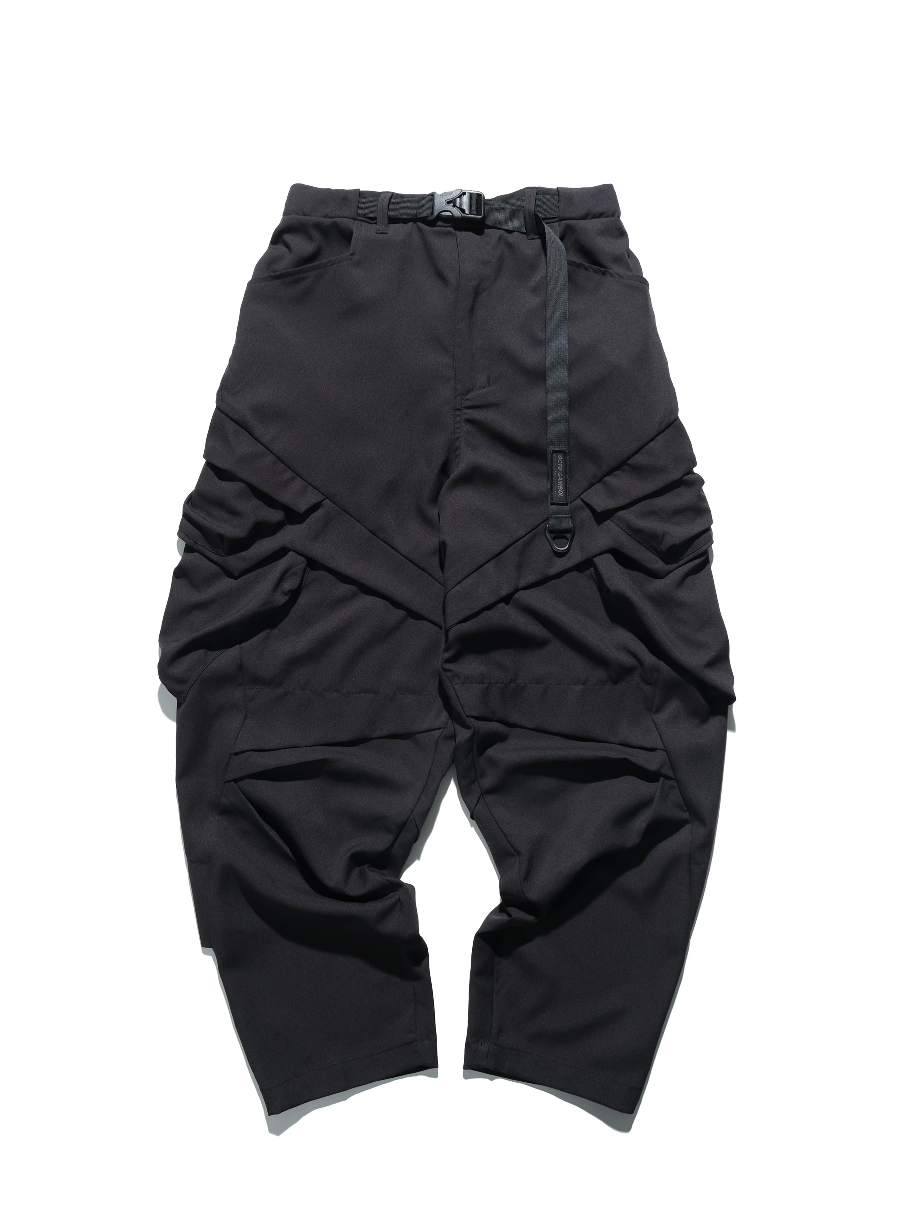 S24 / 04 — P -01  Radial Visor Orb Pants (Black)