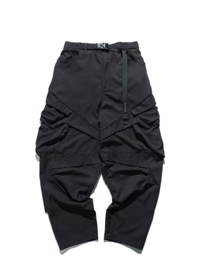 S24 / 04 — P -01  Radial Visor Orb Pants (Black)