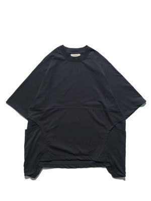 S24  / C-01T  TYPE OF SCALE Curve T-shirt  (Black)