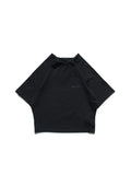 OCTO x SENSE S25-OS-WT1 Zip Cropped Top (Black)