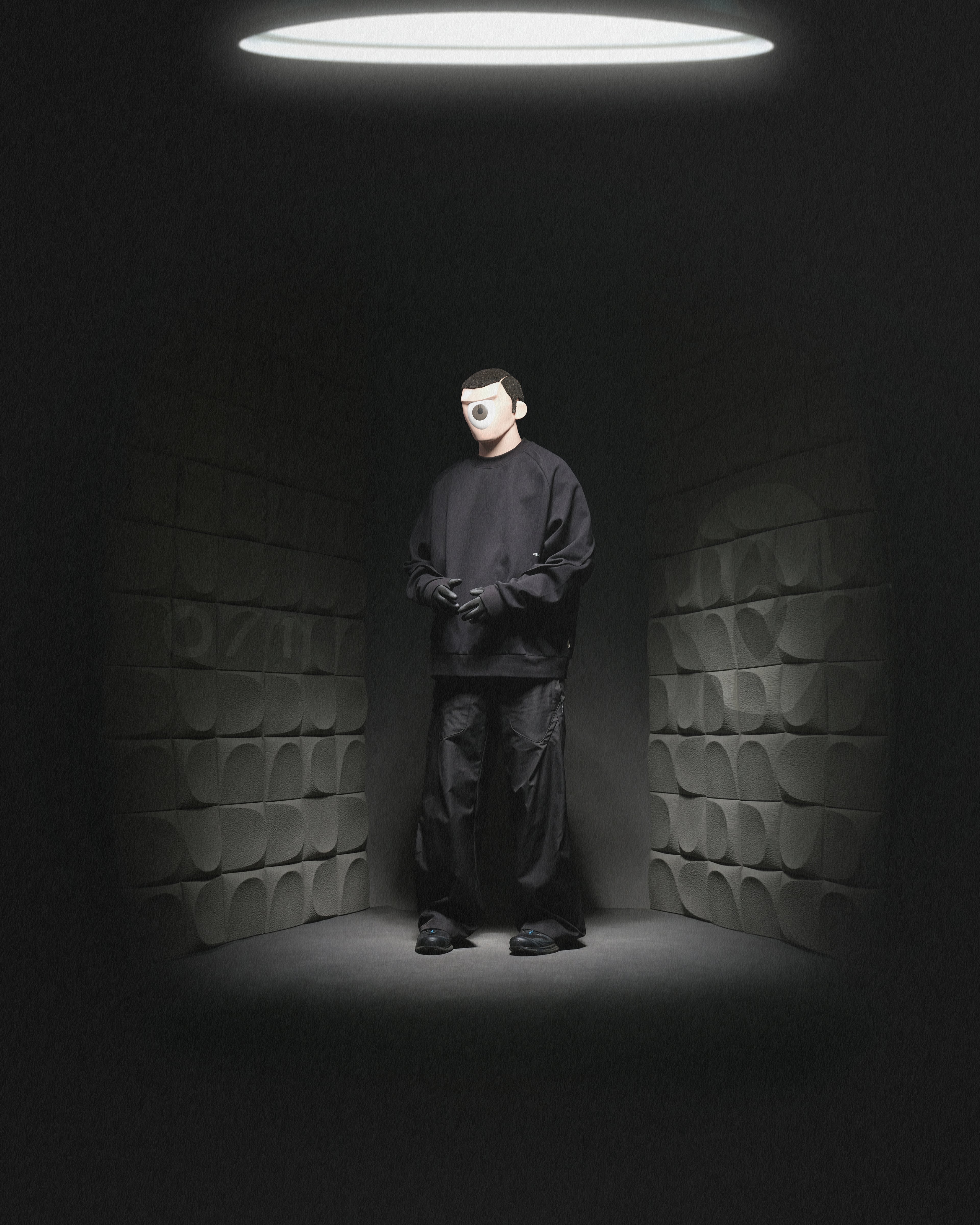 A24-CS-01-H    Futuristic Sweater (Black)
