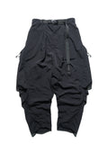 S24 / 13 — P -02  Tornado Arc Wide Pants (Black)