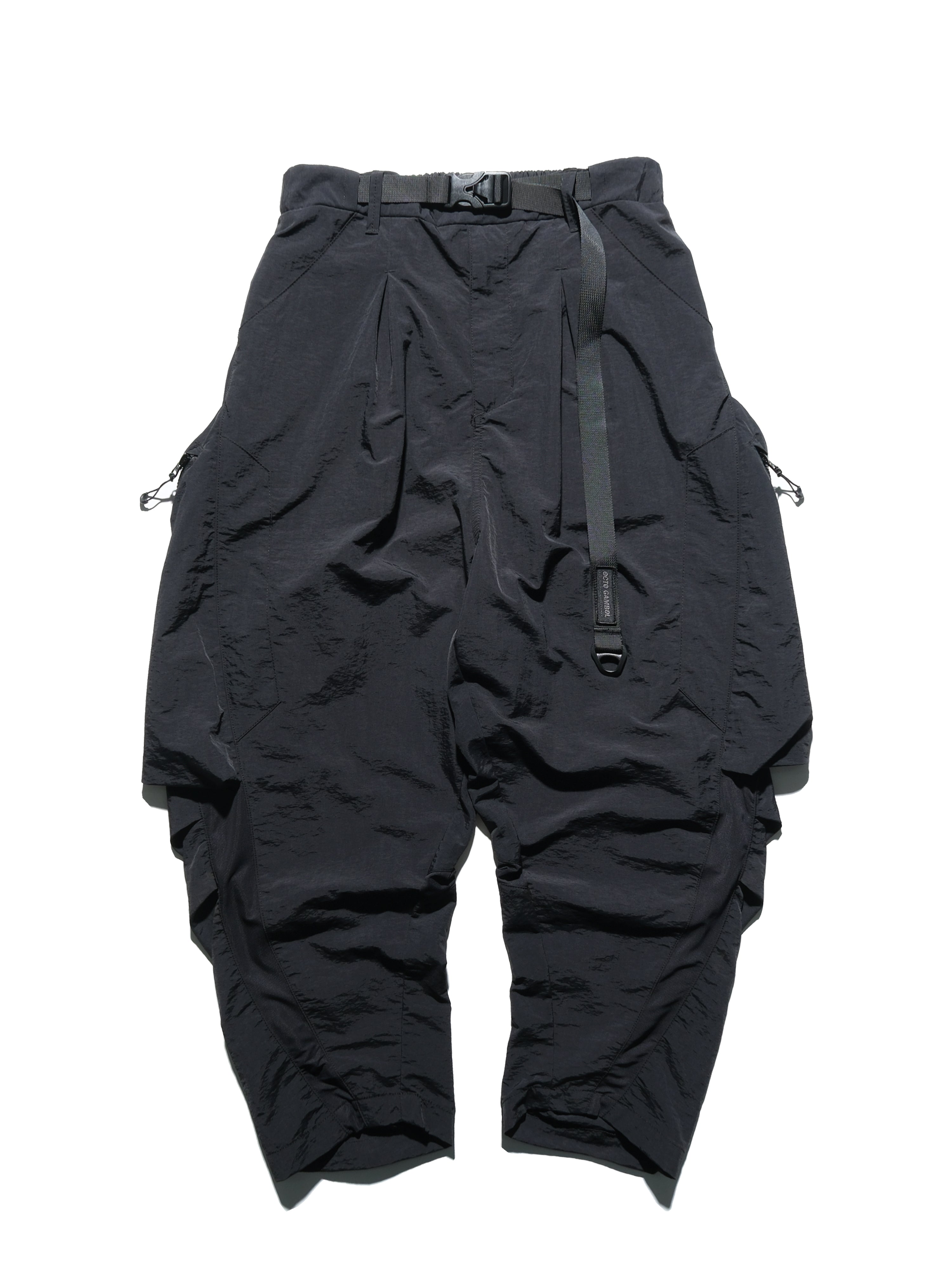 S24 / 13 — P -02  Tornado Arc Wide Pants (Black)