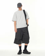 S26-PR-T3 / Light Grid Waffle T-shirt (Grey)