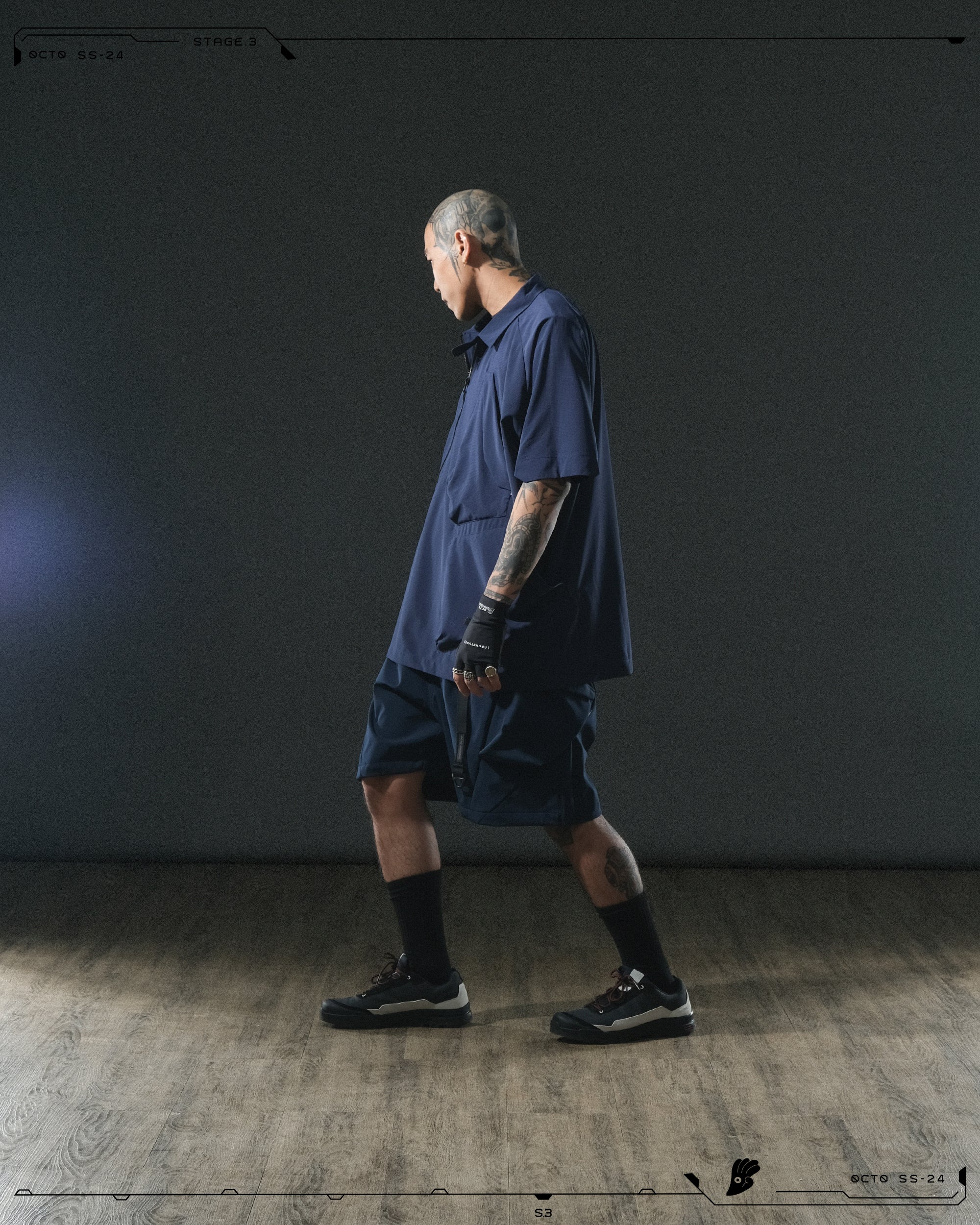 S24 / 15 — S-04  Agility Sukkiri Shorts  (Aegean Blue)