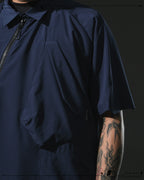 S24  / 14 —  ST-03  Diagonal Sukkiri Shirt  (Aegean Blue)